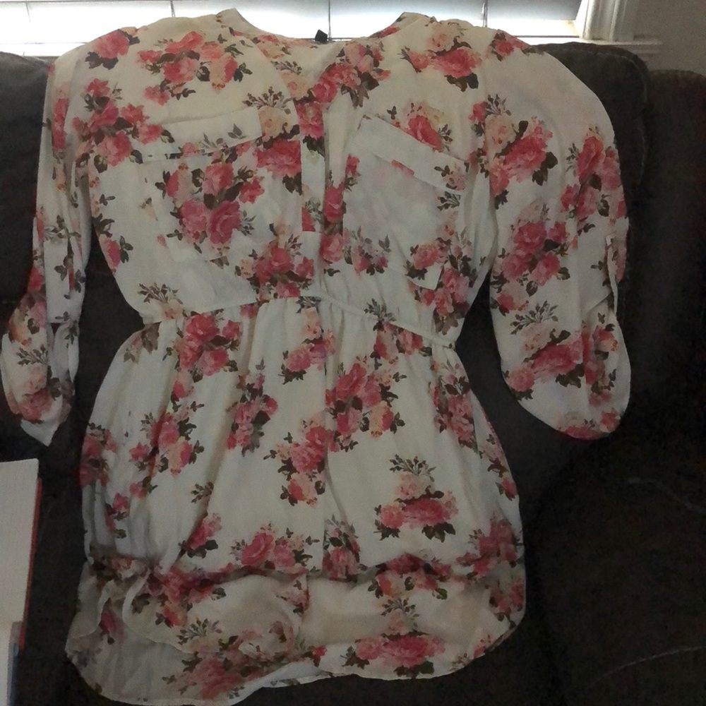 floral white dress